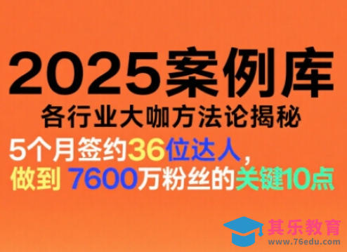 2025案例库，收录各行业大咖的方法论，各行业大咖方法论揭秘-第1张图片-我要自学网