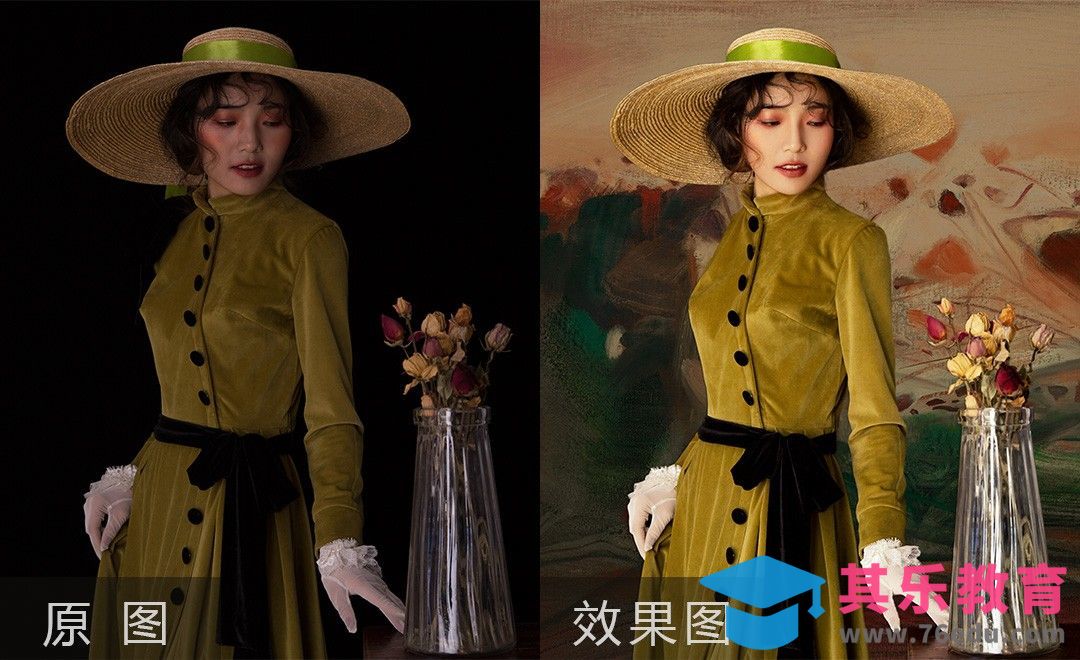 PS-灰暗人像后期油画风塑造[虎课网手机摄影入门视频教程][MP4产品摄影教程全集 ]-第1张图片-我要自学网