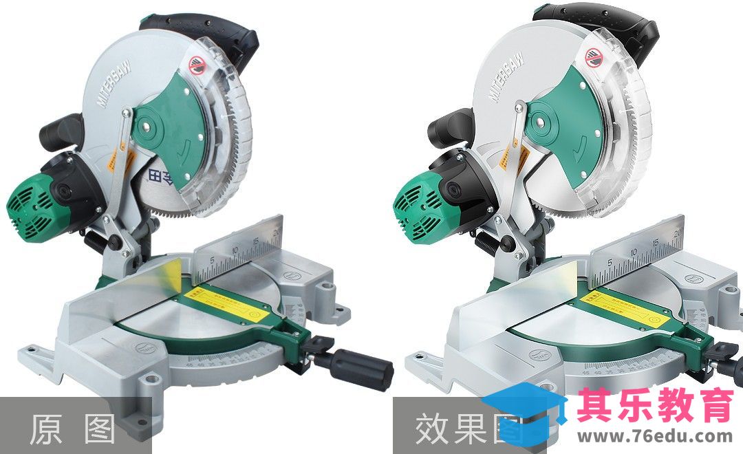 PS-切割机精细化修图（上）[虎课网电商产品精修视频教程][最新PS修图教程全集MP4 ]-第1张图片-我要自学网