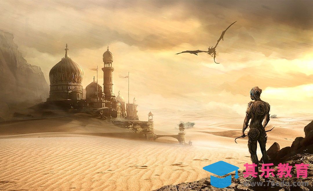 PS-未来沙漠-超现实合成[平面设计视频教程][海报设计MP4高清全集 ]-第1张图片-我要自学网