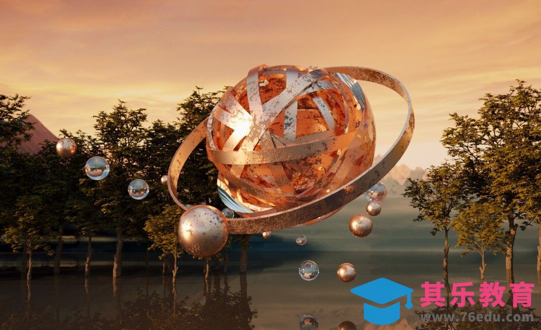 C4D-森林实景合成[虎课网C4D设计视频教程][产品数码建模MP4教程全集 ]-第1张图片-我要自学网