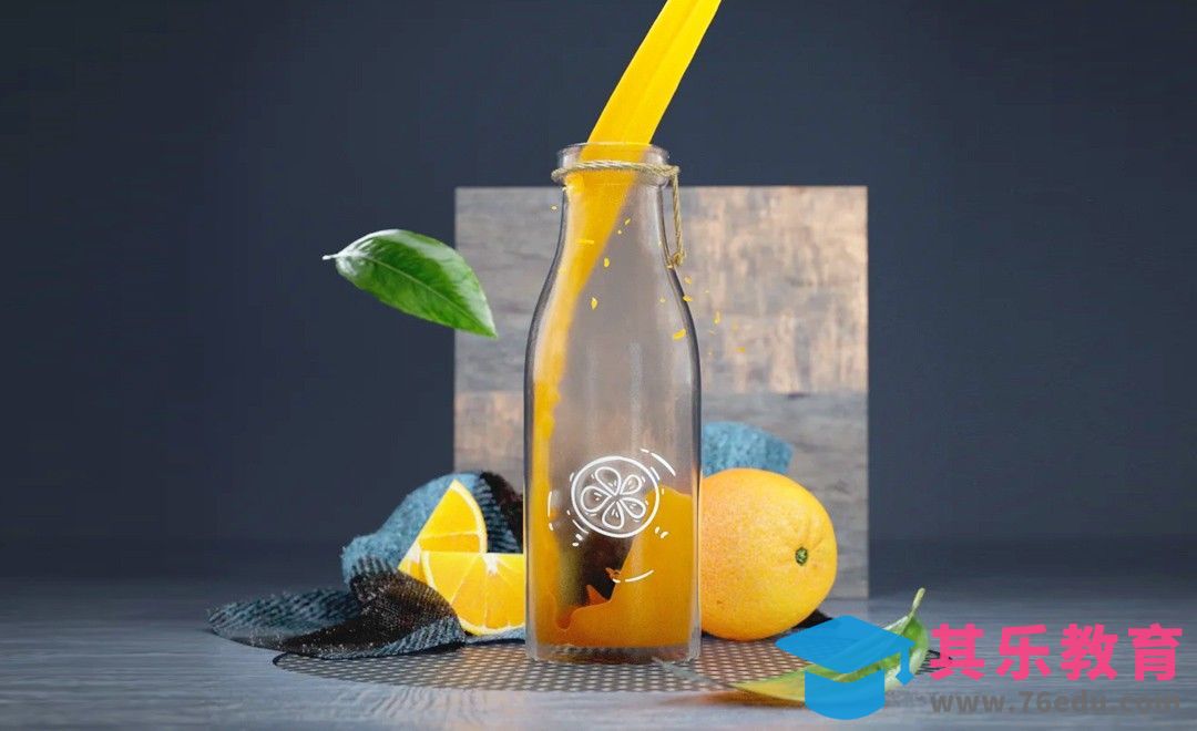C4D+OC+realflow-果汁倒入动效模拟[虎课网C4D设计视频教程][产品数码建模MP4教程全集 ]-第1张图片-我要自学网