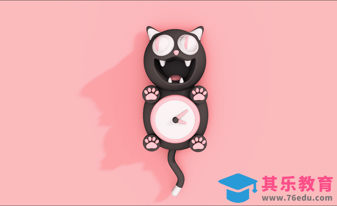 C4D-猫咪趣味动画建模渲染[虎课网C4D设计视频教程][产品数码建模MP4教程全集 ]-第1张图片-我要自学网