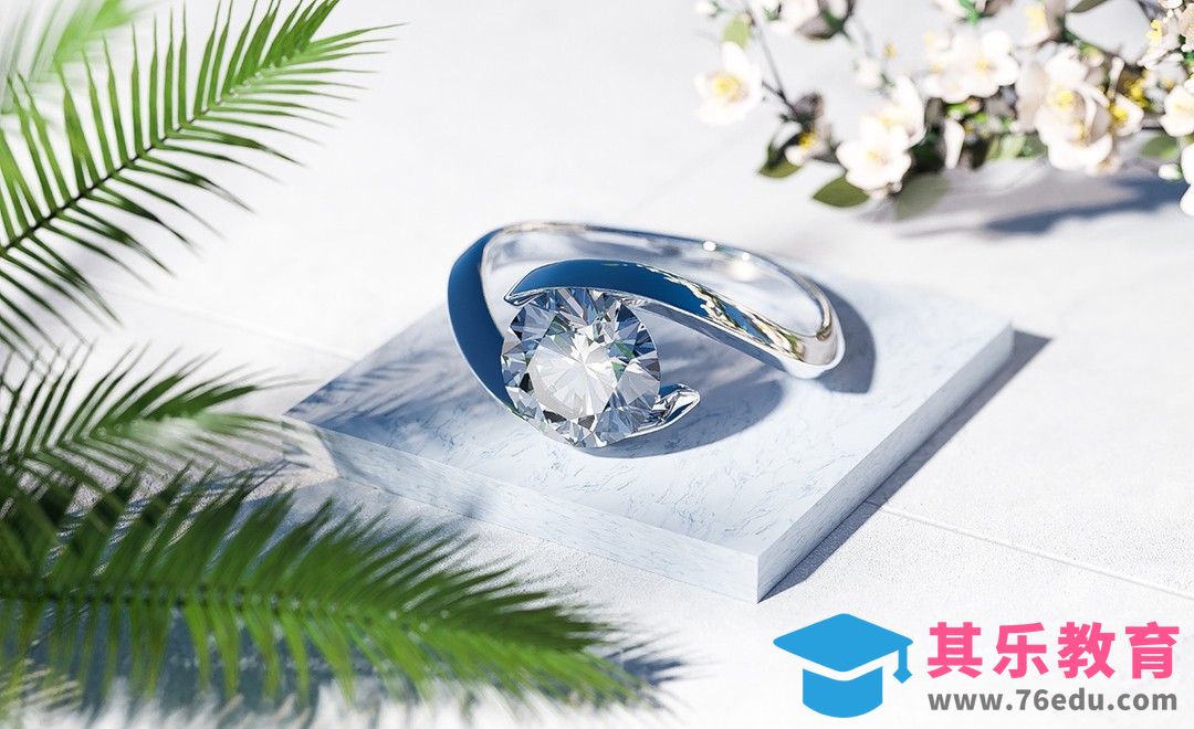 Blender-经典白金钻石戒指建模渲染[虎课网Blender视频教程][Blender建模教程MP4教程全集 ]-第1张图片-我要自学网