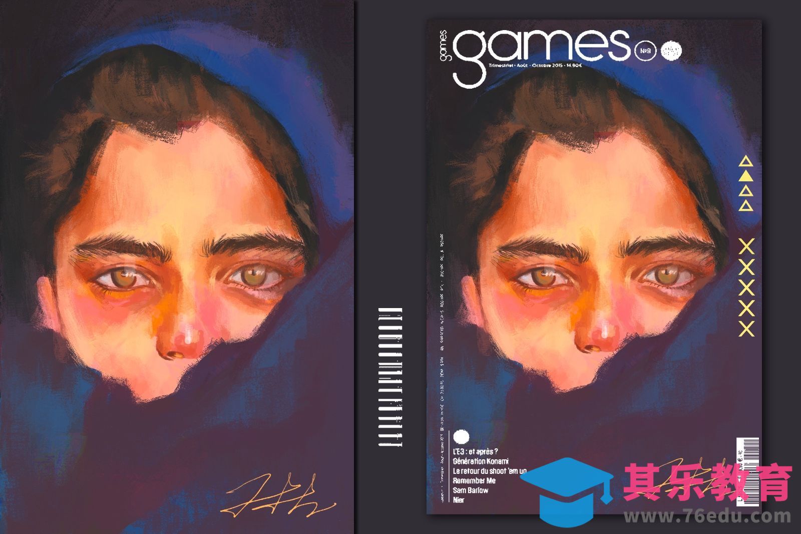 PS-欧美风商插《男孩》[虎课网绘画插画视频教程][ipad商业插画MP4教程全集 ]-第1张图片-我要自学网