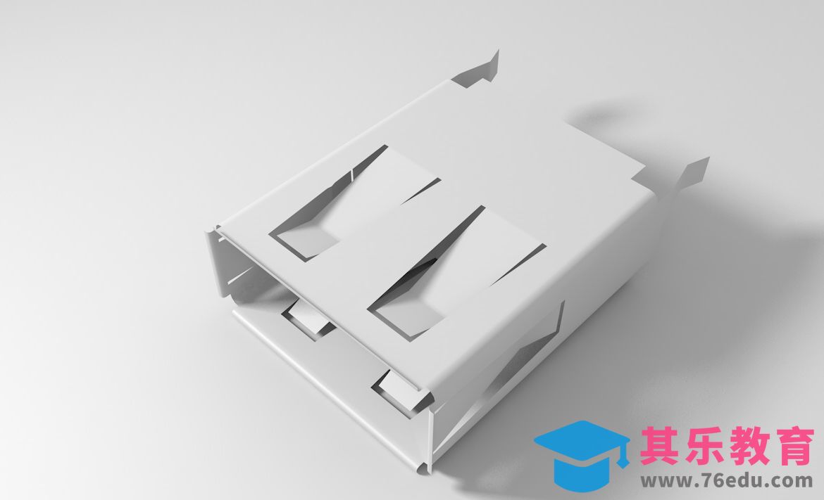 C4D-USB接头建模[虎课网C4D设计视频教程][产品数码建模MP4教程全集 ]-第1张图片-我要自学网