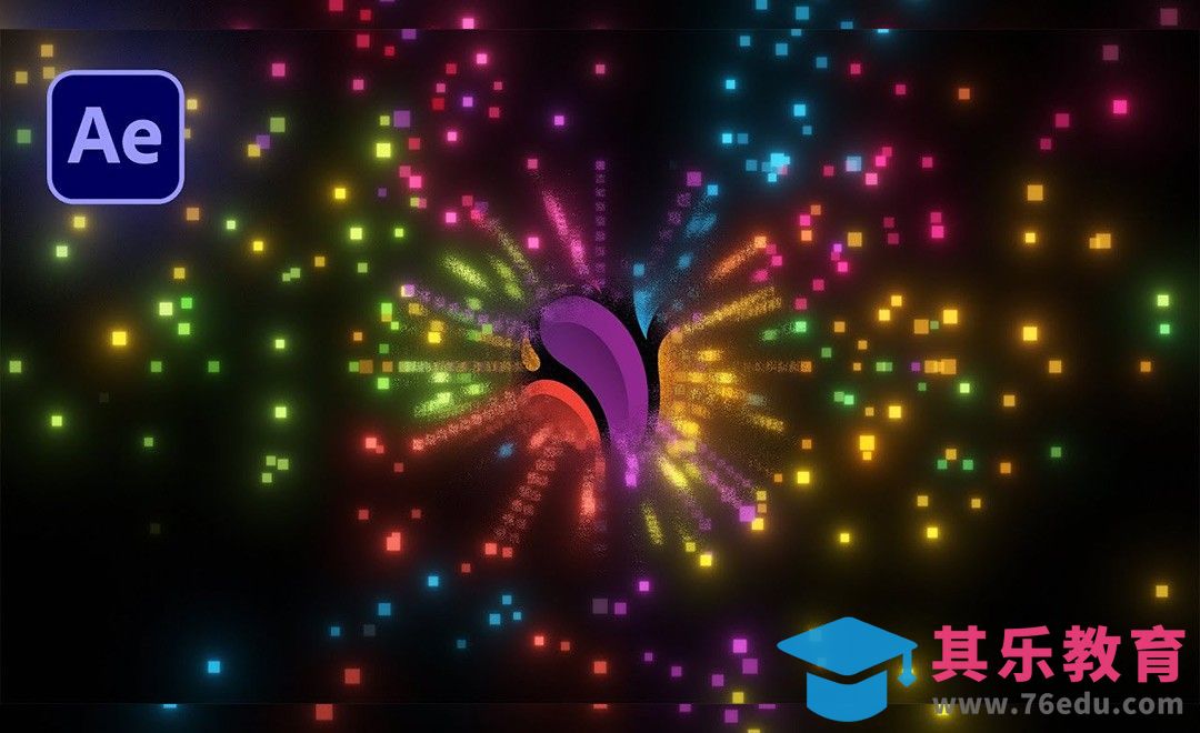 AE-像素飞散动态logo效果[虎课网最新视频教程][免费高清MP4教程全集 ]-第1张图片-我要自学网