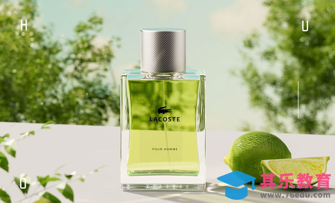 C4D+OC-香水焦散户外场景渲染[虎课网C4D设计视频教程][产品数码建模MP4教程全集 ]-第1张图片-我要自学网