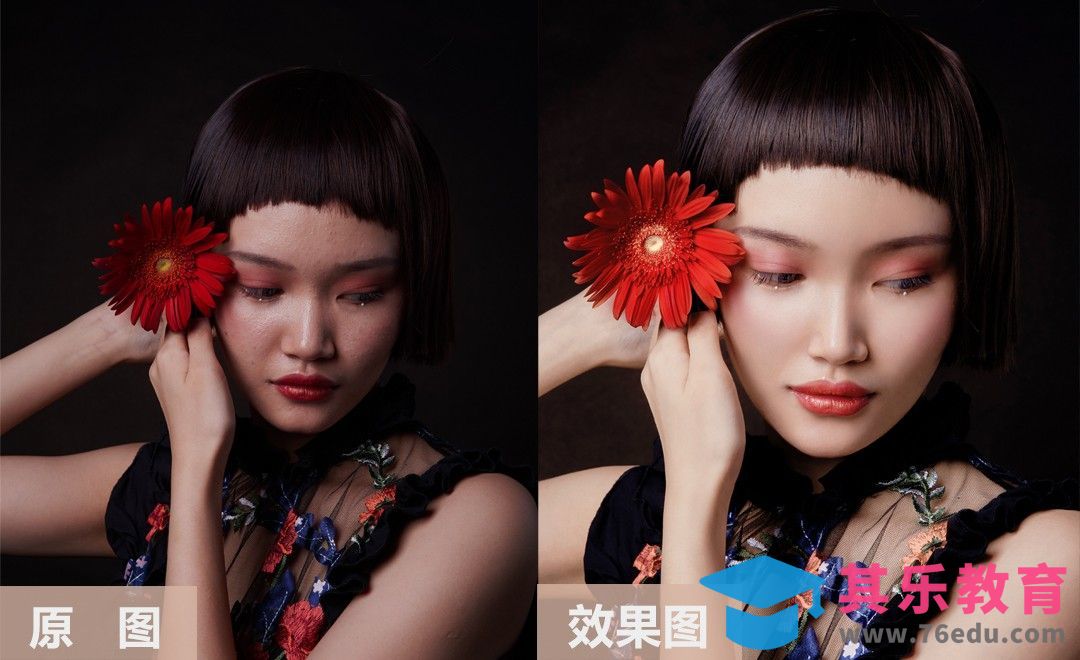 PS-室内棚拍妆容人像精修案例[虎课网手机摄影入门视频教程][MP4产品摄影教程全集 ]-第1张图片-我要自学网