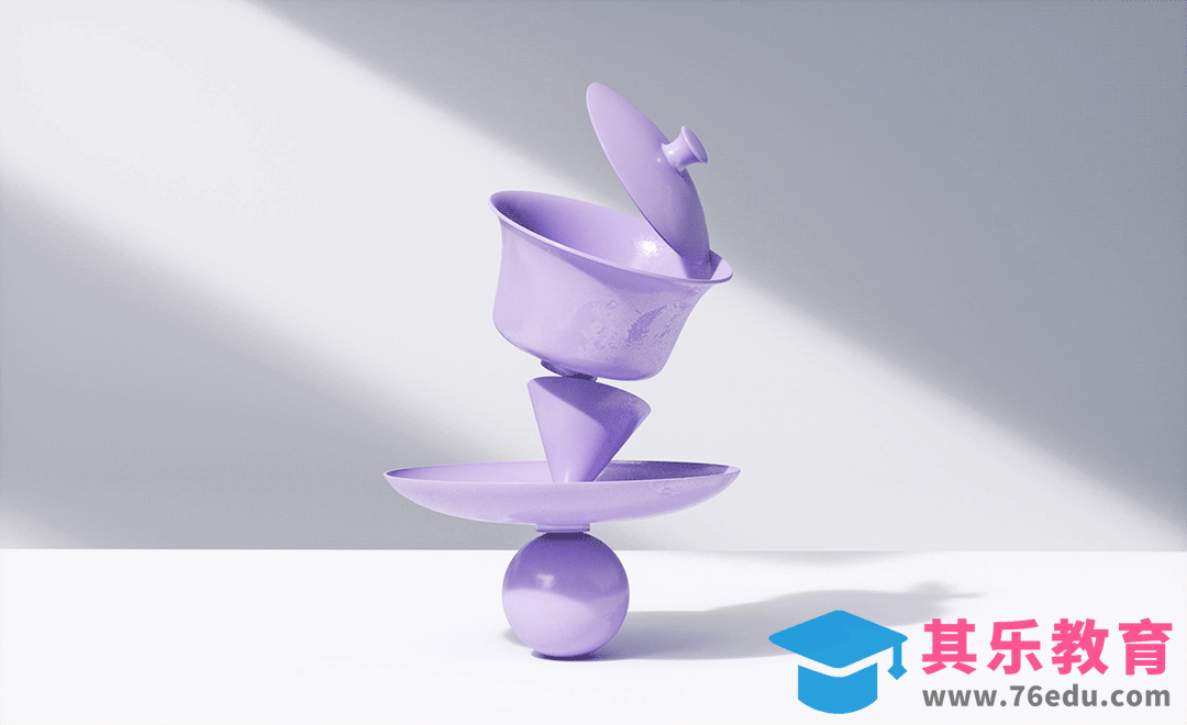 C4D+OC-平衡茶具创意小动效[虎课网C4D设计视频教程][产品数码建模MP4教程全集 ]-第1张图片-我要自学网