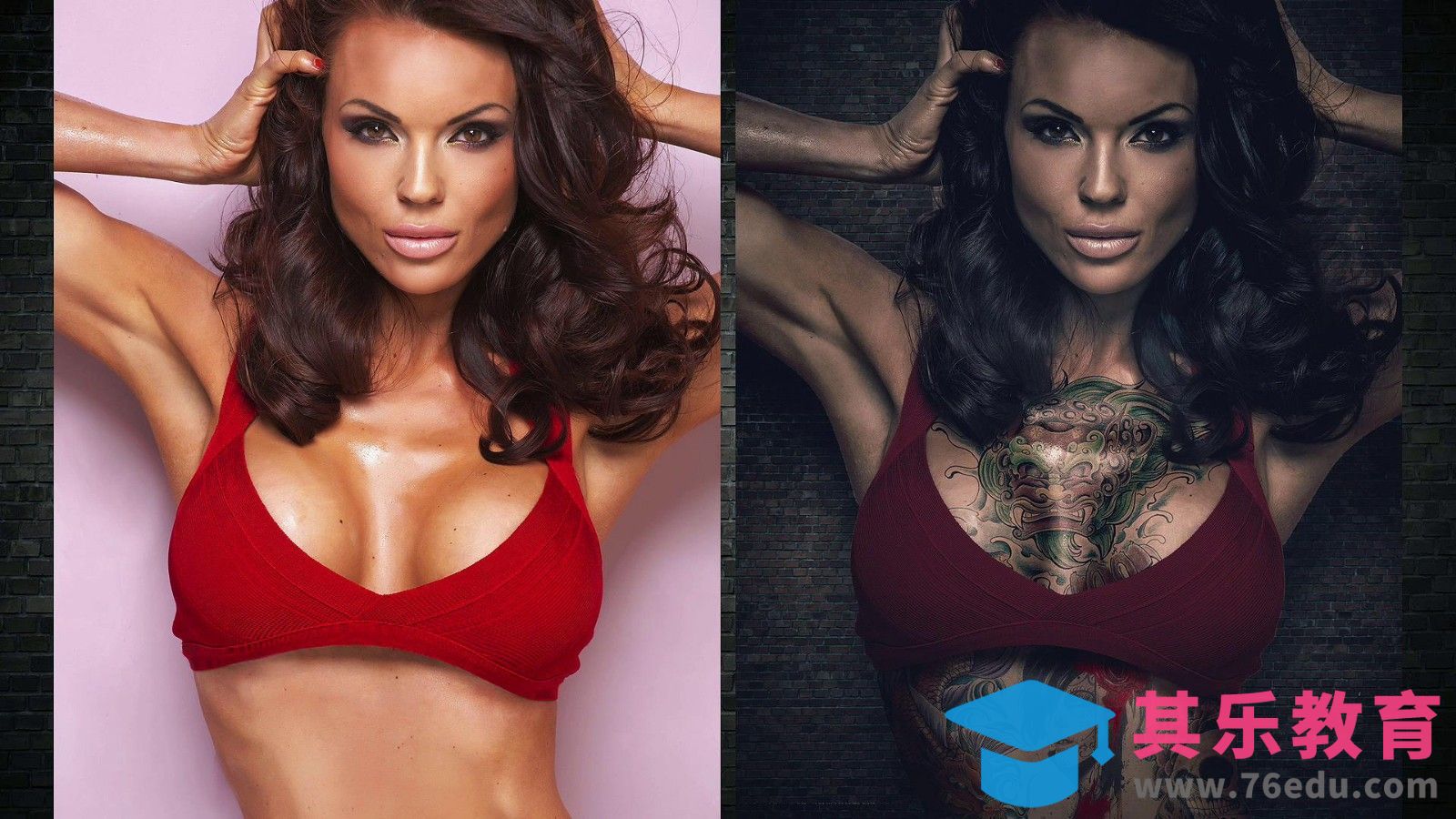 PS-制作皮肤逼真纹身效果[虎课网最新视频教程][免费高清MP4教程全集 ]-第1张图片-我要自学网