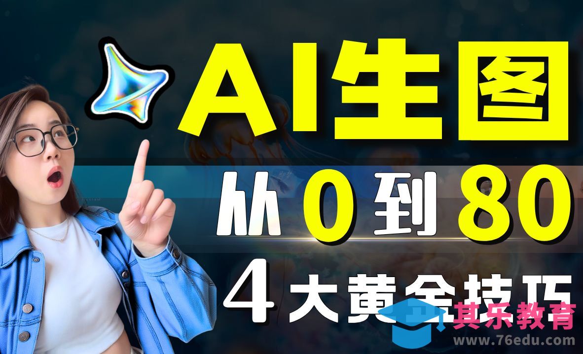 【AI生图】小白也能3 分钟做出专业级海报，从入门到精通！建议收藏[虎课网AICG人工智能视频教程][MP4高清全集 ]-第1张图片-我要自学网