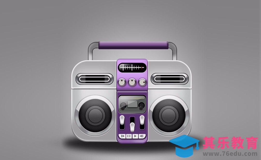 PS-鼠绘-播音器[虎课网绘画插画视频教程][ipad商业插画MP4教程全集 ]-第1张图片-我要自学网