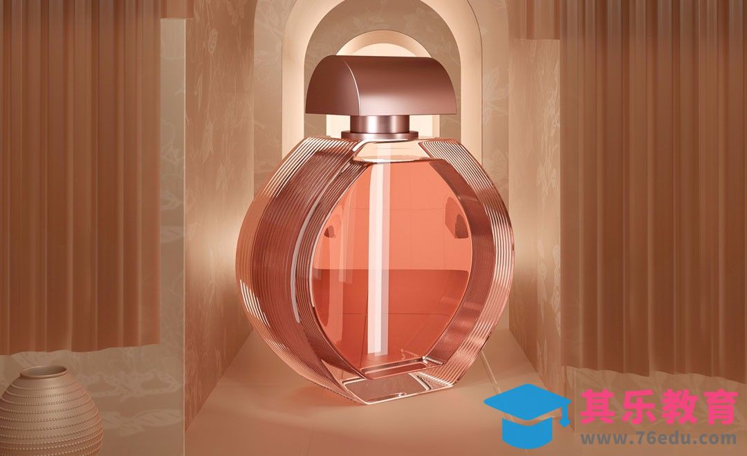 C4D-产品建模-OC香水瓶精修（上）[虎课网C4D设计视频教程][产品数码建模MP4教程全集 ]-第1张图片-我要自学网