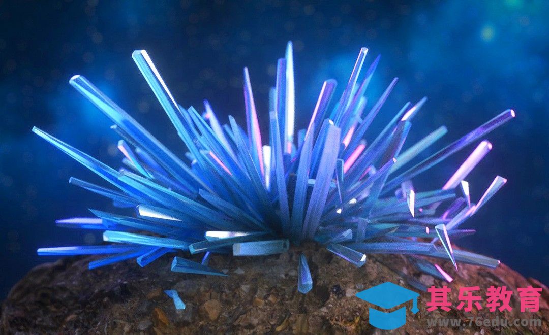 C4D+OC-水晶渲染[虎课网C4D设计视频教程][产品数码建模MP4教程全集 ]-第1张图片-我要自学网