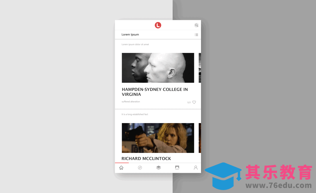 AE-黑白界面动效[虎课网UI设计视频教程][UI设计教程全集MP4 ]-第1张图片-我要自学网