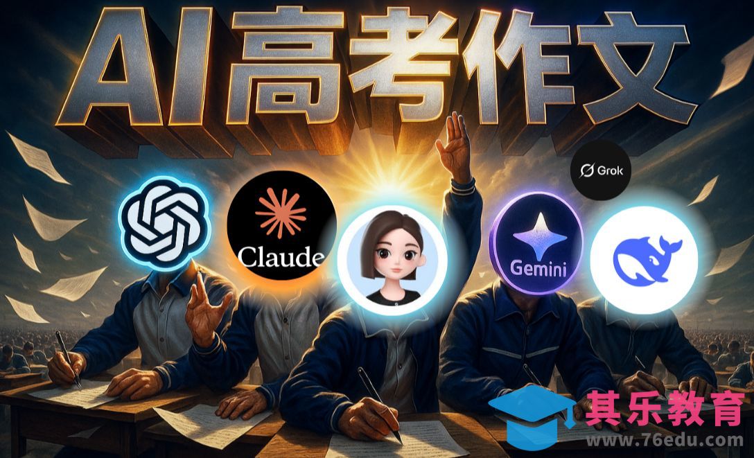 6大AI高考作文对决，状元竟是 ta…[虎课网AICG人工智能视频教程][MP4高清全集 ]-第1张图片-我要自学网