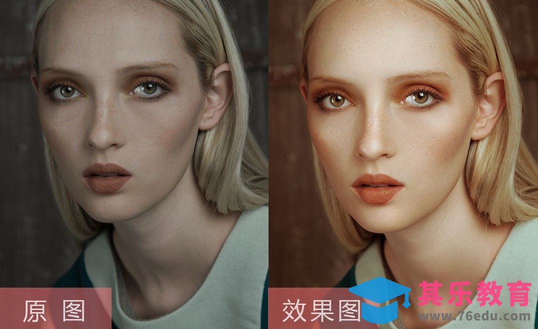 PS-复古调人像精修[虎课网手机摄影入门视频教程][MP4产品摄影教程全集 ]-第1张图片-我要自学网