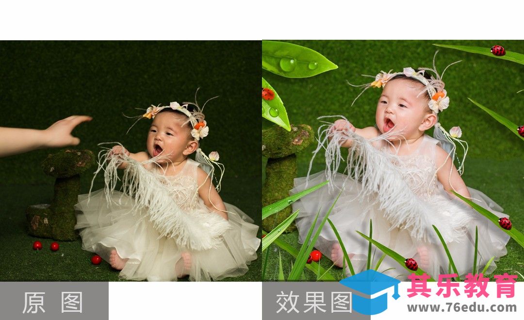 PS-春天小宝宝的棚拍后期教程[虎课网手机摄影入门视频教程][MP4产品摄影教程全集 ]-第1张图片-我要自学网