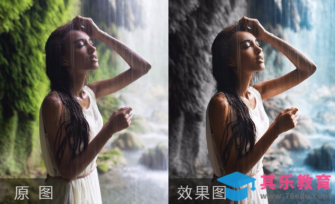 PS-雨中诱惑人像后期教程[虎课网手机摄影入门视频教程][MP4产品摄影教程全集 ]-第1张图片-我要自学网