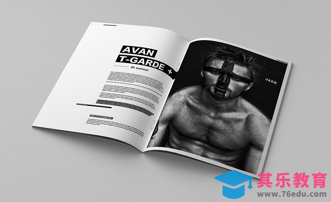 AI+PS-欧美风写真画册内页设计[虎课网品牌设计视频教程][logo包装设计教程全集MP4 ]-第1张图片-我要自学网