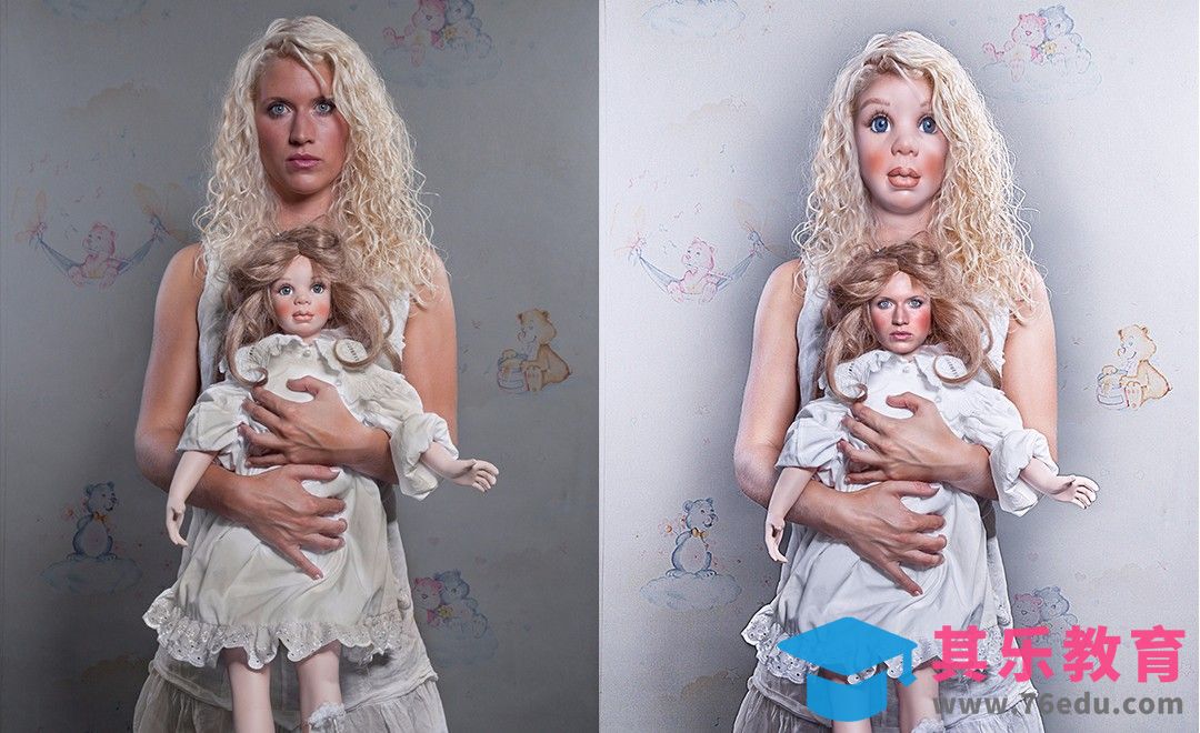 PS-趣味换脸术[平面设计视频教程][海报设计MP4高清全集 ]-第1张图片-我要自学网