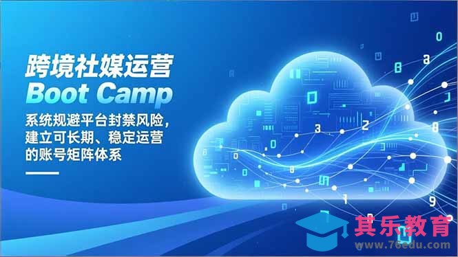跨境社媒运营Boot Camp:系统规避平台封禁风险,建立可长期、稳定运营的账号矩阵体系-第1张图片-我要自学网 跨境社媒运营Boot Camp:系统规避平台封禁风险,建立可长期、稳定运营的账号矩阵体系-第1张图片-我要自学网