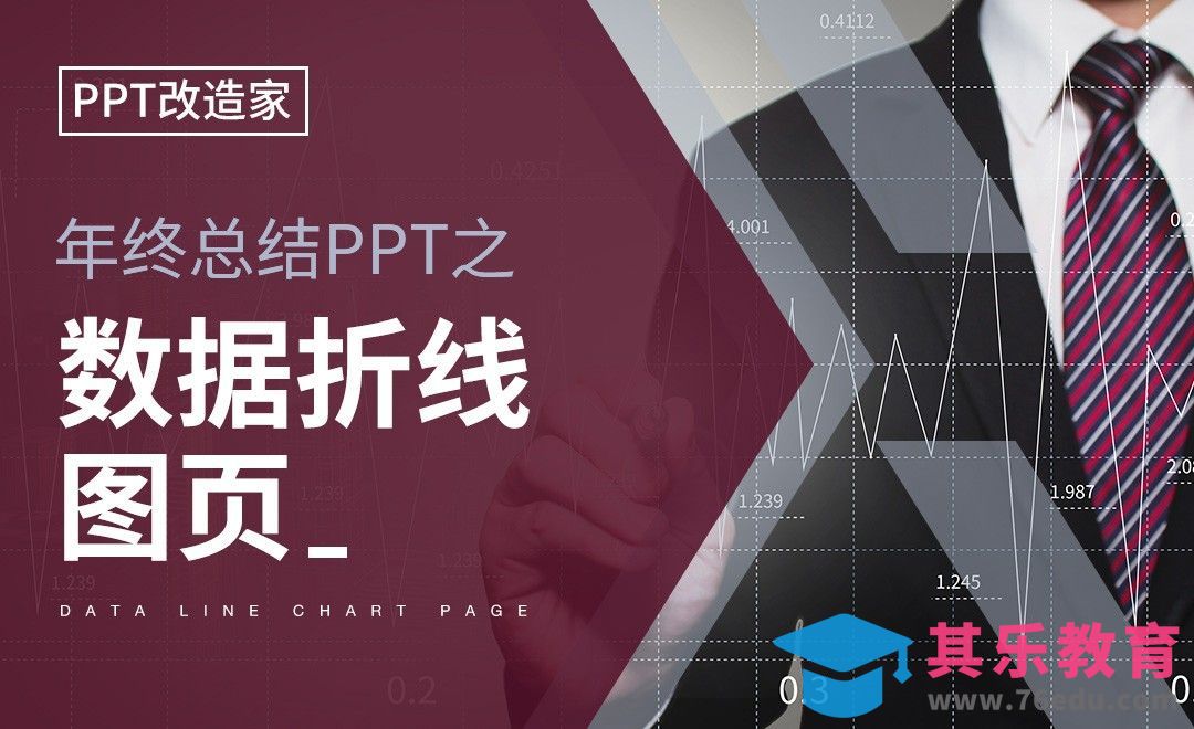 PPT改造家-年终总结PPT之数据折线图页[虎课网办公职场视频教程][办公职场教程全集MP4 ]-第1张图片-我要自学网