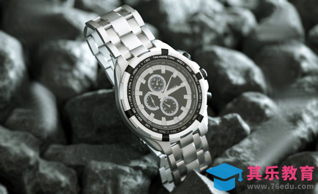 C4D+OC+PS-手表场景渲染[虎课网C4D设计视频教程][产品数码建模MP4教程全集 ]-第1张图片-我要自学网