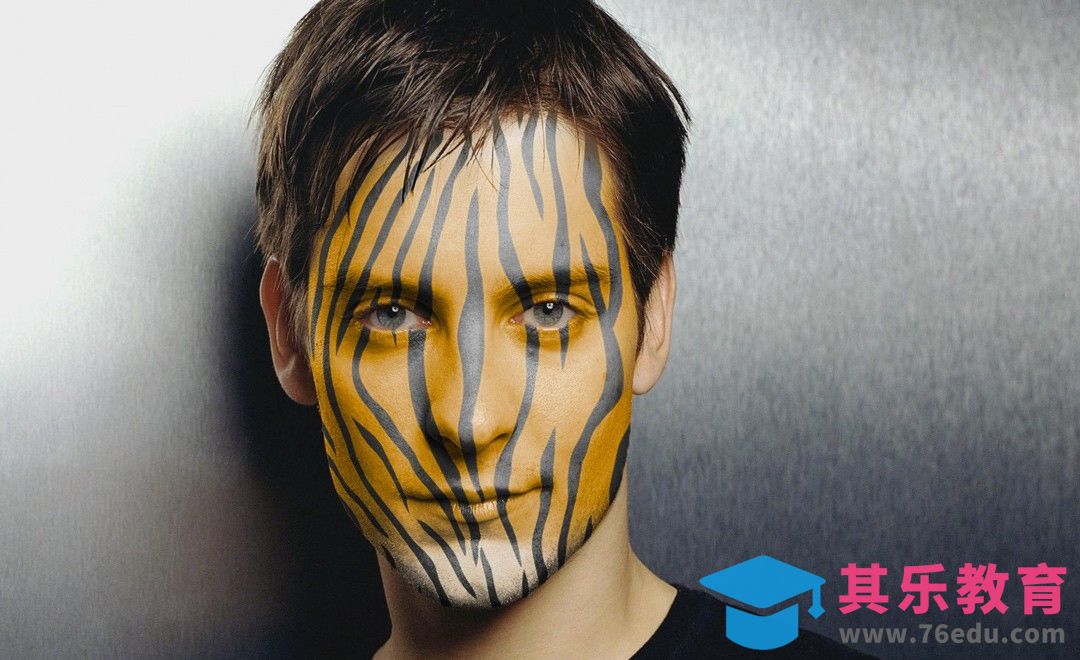 PS-为人脸绘制花纹[虎课网最新视频教程][免费高清MP4教程全集 ]-第1张图片-我要自学网