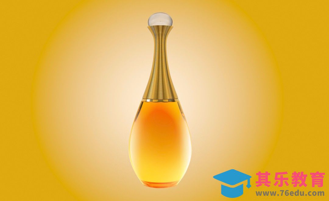 C4D+PS-dior真我香水瓶建模及渲染[虎课网C4D设计视频教程][产品数码建模MP4教程全集 ]-第1张图片-我要自学网