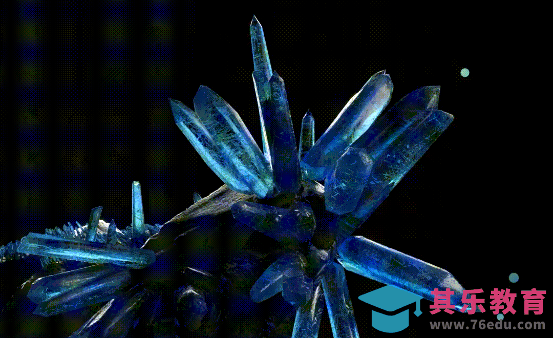 C4D+OC+AE-水晶生长动画[虎课网C4D设计视频教程][产品数码建模MP4教程全集 ]-第1张图片-我要自学网