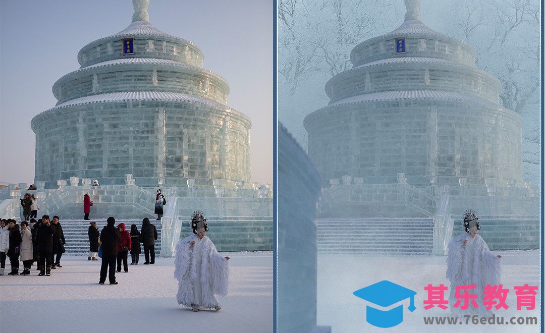 PS-冰雪大世界汉服拍摄及后期技巧[虎课网手机摄影入门视频教程][MP4产品摄影教程全集 ]-第1张图片-我要自学网