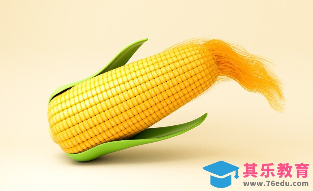 C4D+阿诺德-秋收玉米建模[虎课网C4D设计视频教程][产品数码建模MP4教程全集 ]-第1张图片-我要自学网