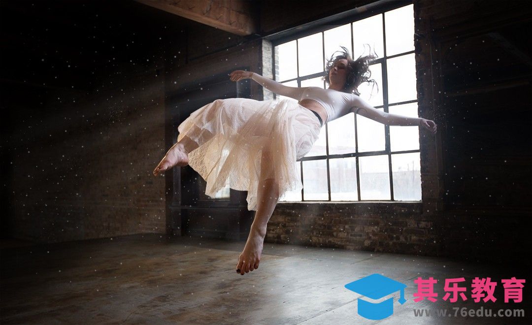 PS-漂浮的女人-超现实[平面设计视频教程][海报设计MP4高清全集 ]-第1张图片-我要自学网