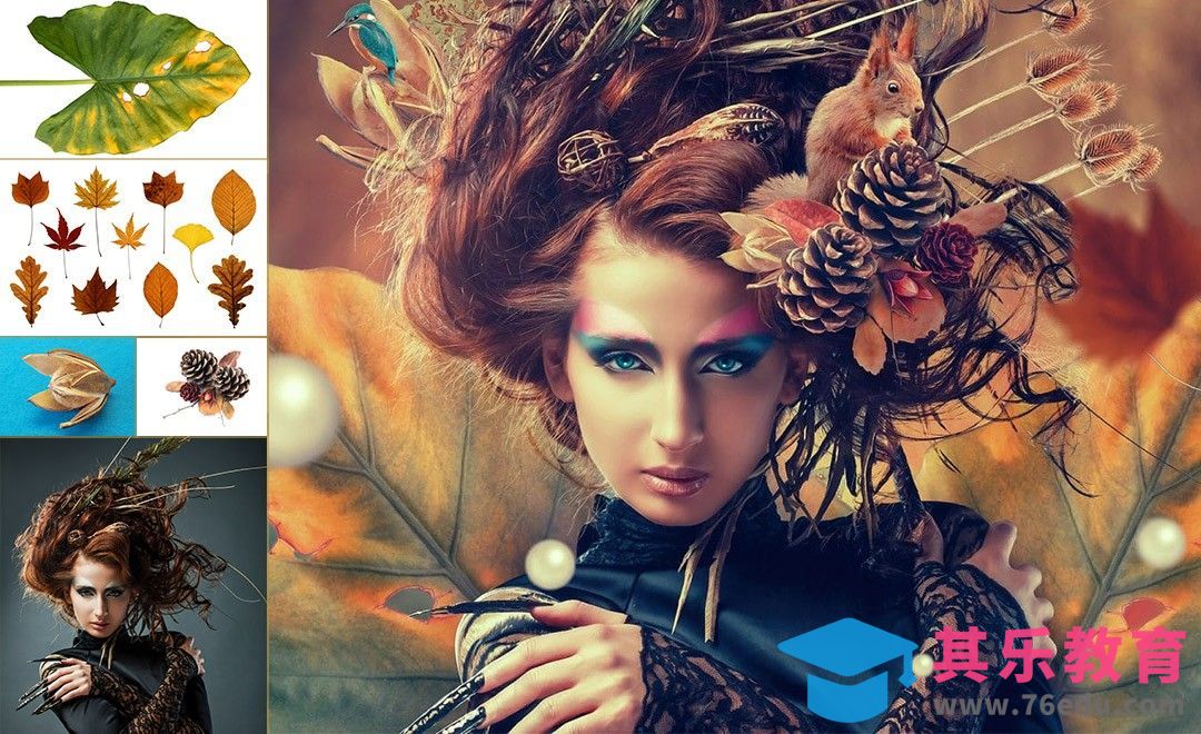 PS-“秋日女皇”主题创意合成[虎课网最新视频教程][免费高清MP4教程全集 ]-第1张图片-我要自学网