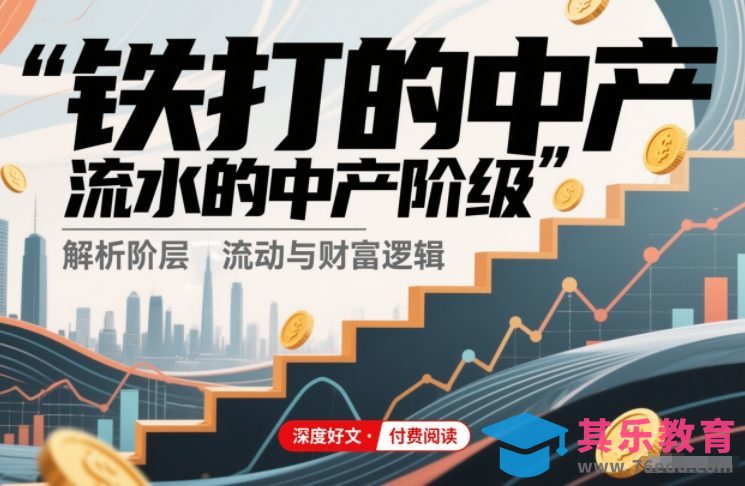 付费文章：铁打的中产，流水的中产阶级-第1张图片-我要自学网