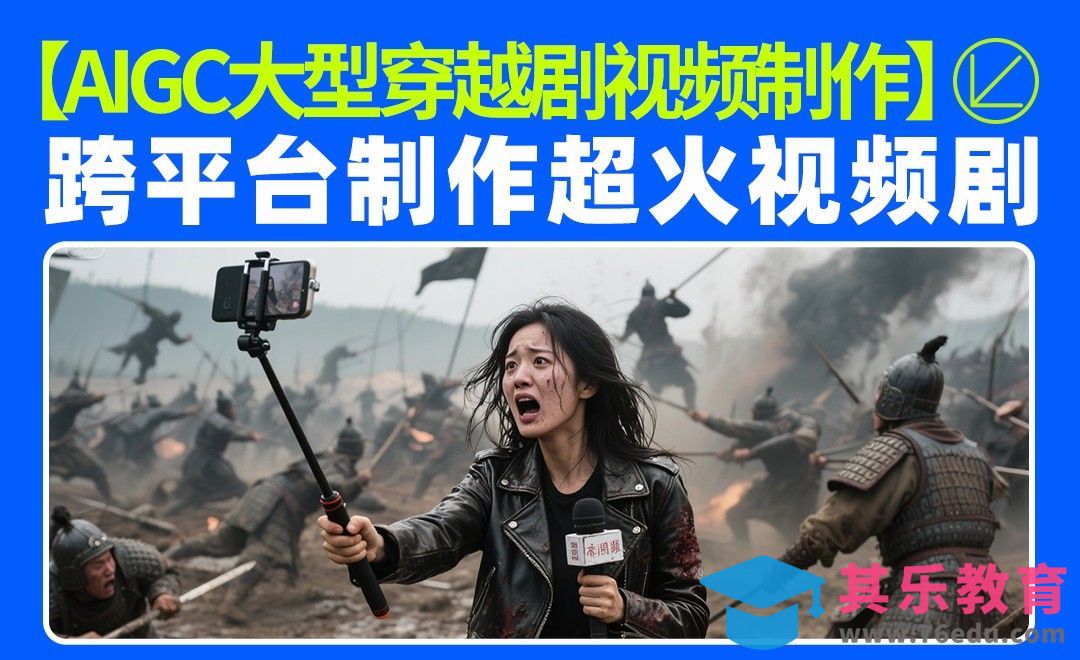 即梦AI+豆包-AI穿越视频制作[虎课网AICG人工智能视频教程][MP4高清全集 ]-第1张图片-我要自学网