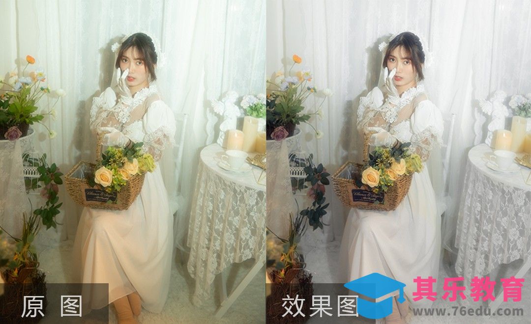 PS-高级白调婚纱人像去黄案例[虎课网手机摄影入门视频教程][MP4产品摄影教程全集 ]-第1张图片-我要自学网