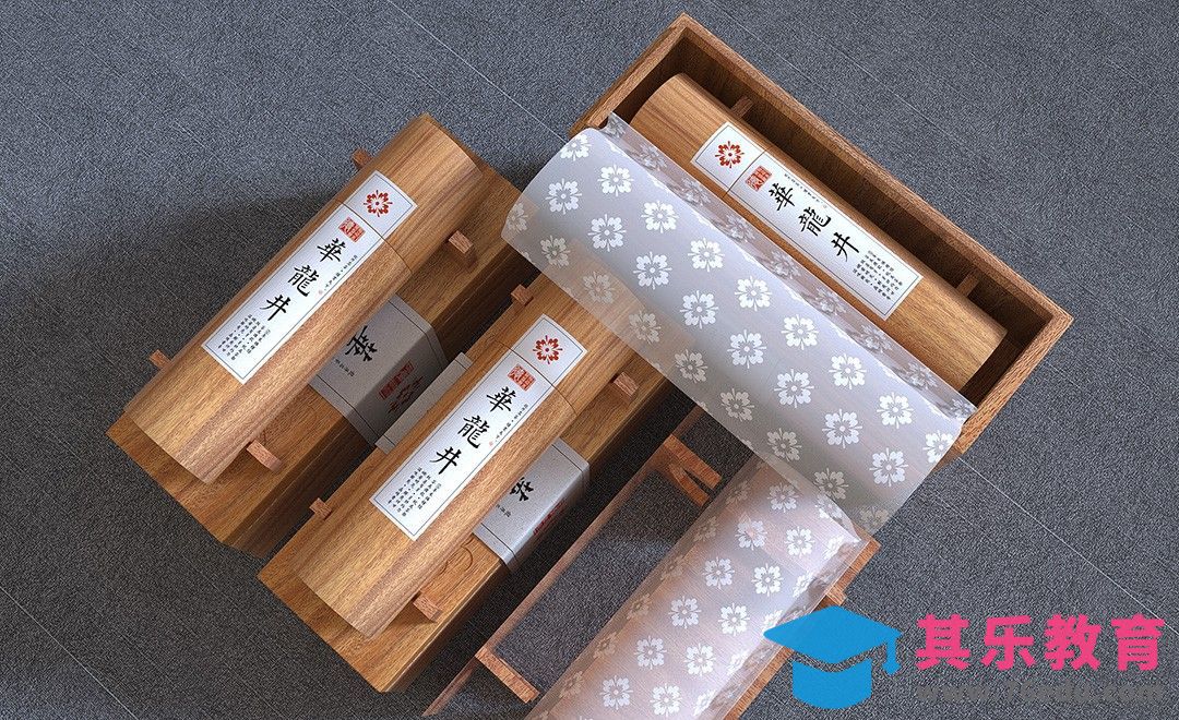 C4D-龙井包装盒模型制作[虎课网品牌设计视频教程][logo包装设计教程全集MP4 ]-第1张图片-我要自学网