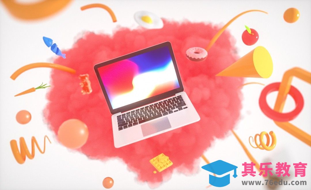 C4D-海报-电脑展示[虎课网C4D设计视频教程][产品数码建模MP4教程全集 ]-第1张图片-我要自学网