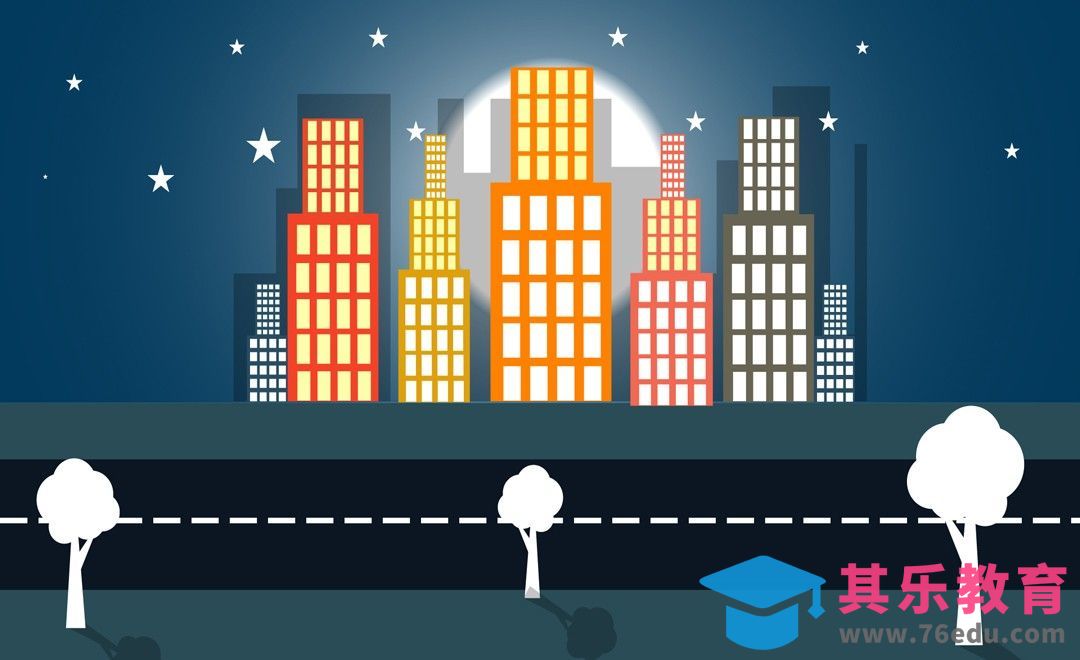 AI-绘制城市道路场景插画[虎课网最新视频教程][免费高清MP4教程全集 ]-第1张图片-我要自学网