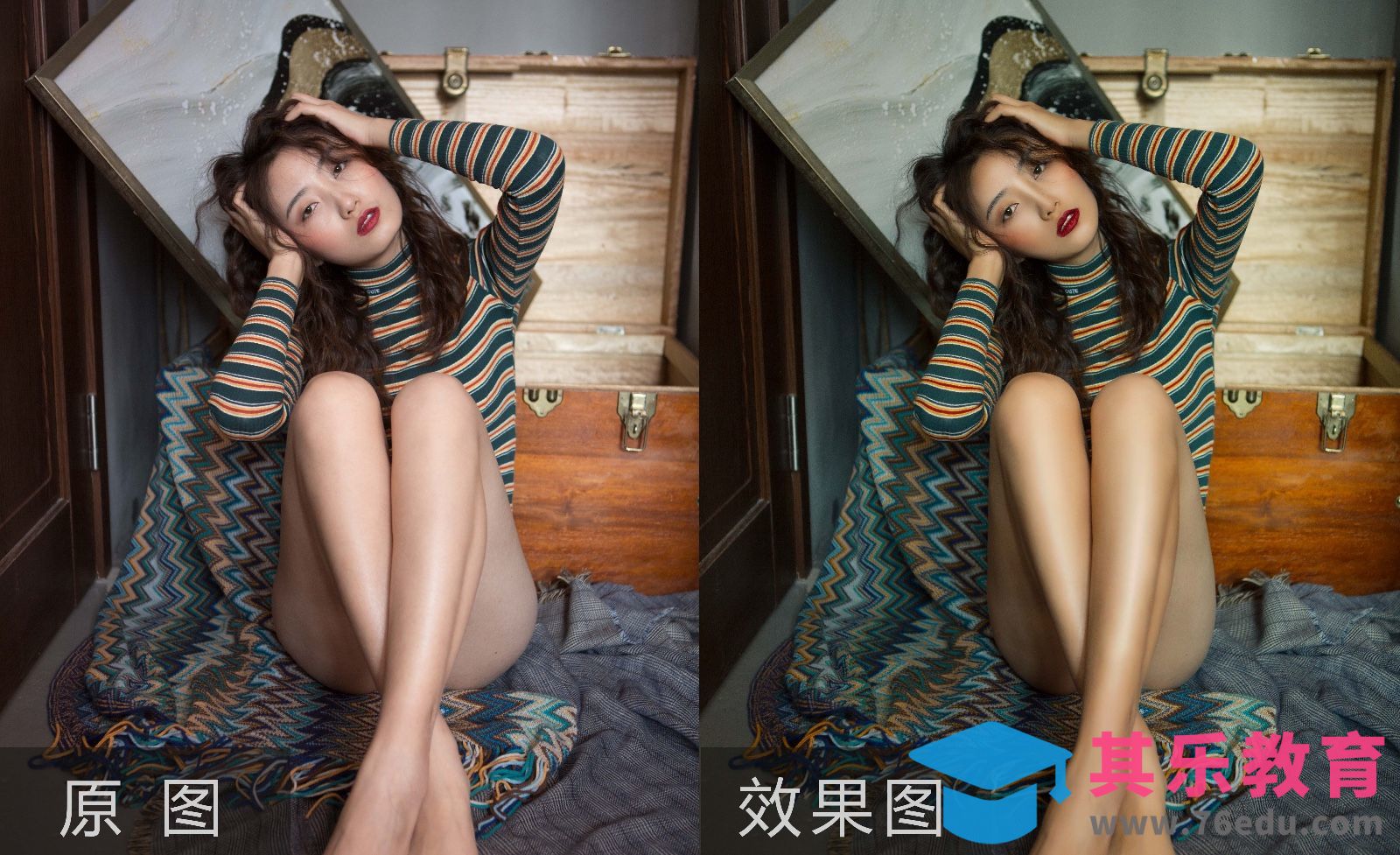 PS-复古妆感情绪人像后期[虎课网手机摄影入门视频教程][MP4产品摄影教程全集 ]-第1张图片-我要自学网