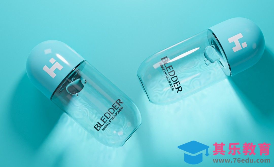 Blender-卸妆水瓶子建模渲染[虎课网Blender视频教程][Blender建模教程MP4教程全集 ]-第1张图片-我要自学网