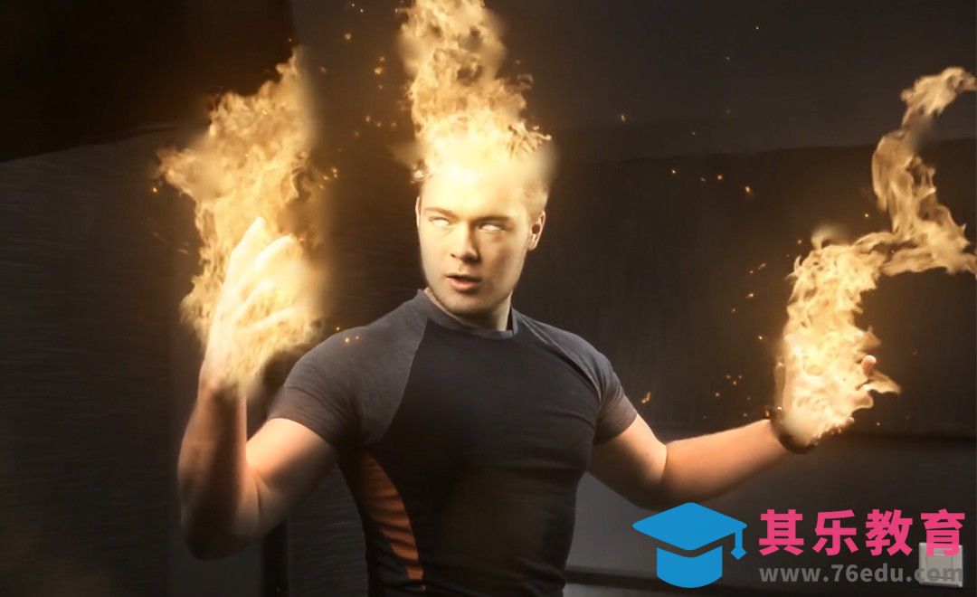 AE-火焰风暴人物燃烧特效[虎课网最新视频教程][免费高清MP4教程全集 ]-第1张图片-我要自学网