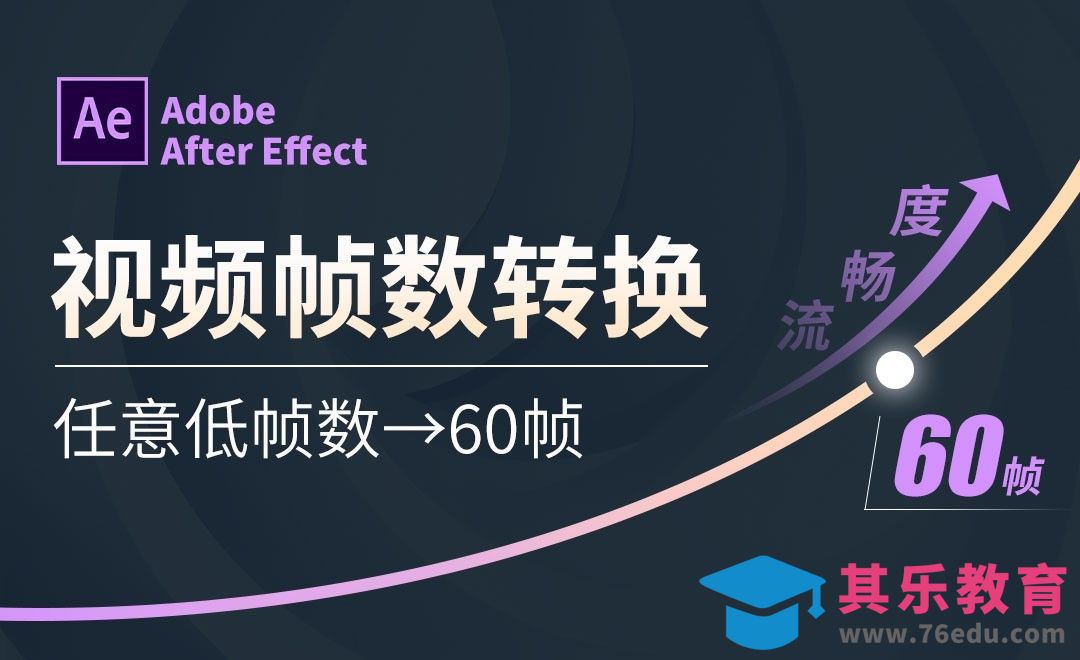AE-将任意帧数视频转换为60帧[虎课网最新视频教程][免费高清MP4教程全集 ]-第1张图片-我要自学网