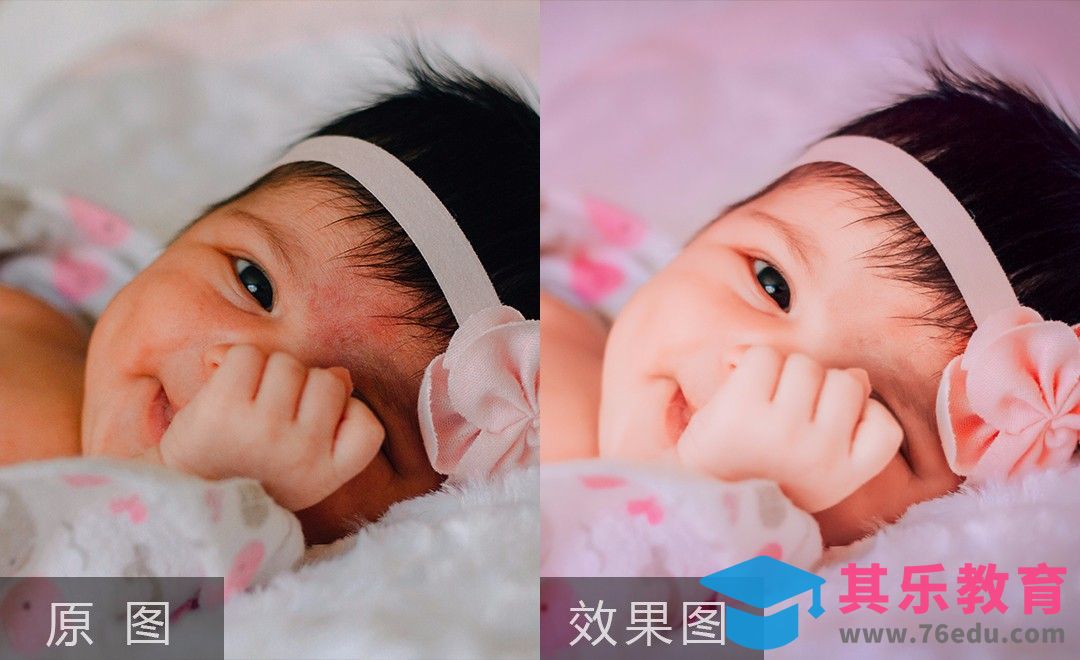 PS-粉嫩婴儿人像后期处理[虎课网手机摄影入门视频教程][MP4产品摄影教程全集 ]-第1张图片-我要自学网