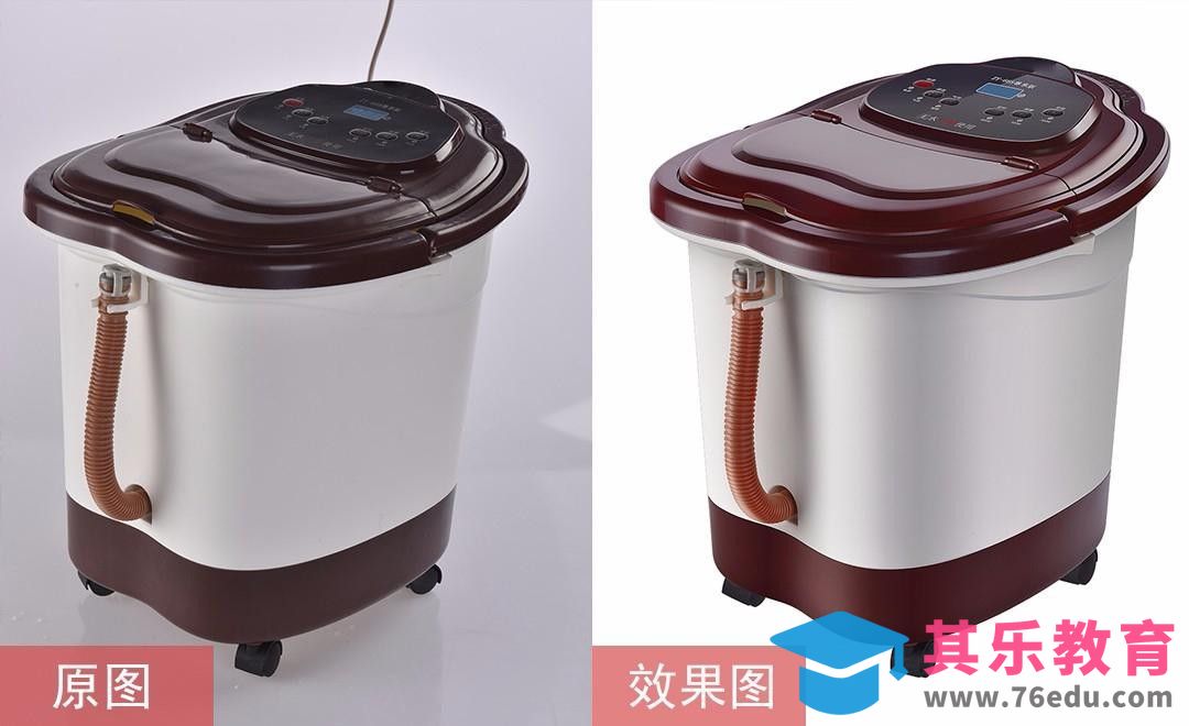 PS-足浴盆精修[虎课网电商产品精修视频教程][最新PS修图教程全集MP4 ]-第1张图片-我要自学网