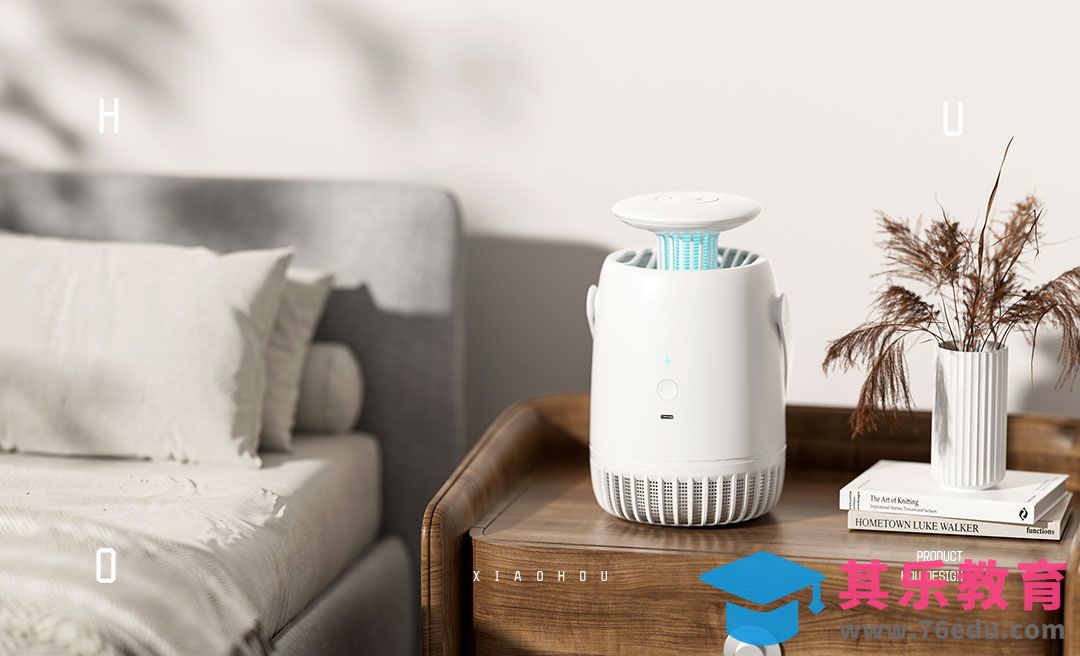 C4D+OC-灭蚊器室内光影场景渲染[虎课网C4D设计视频教程][产品数码建模MP4教程全集 ]-第1张图片-我要自学网