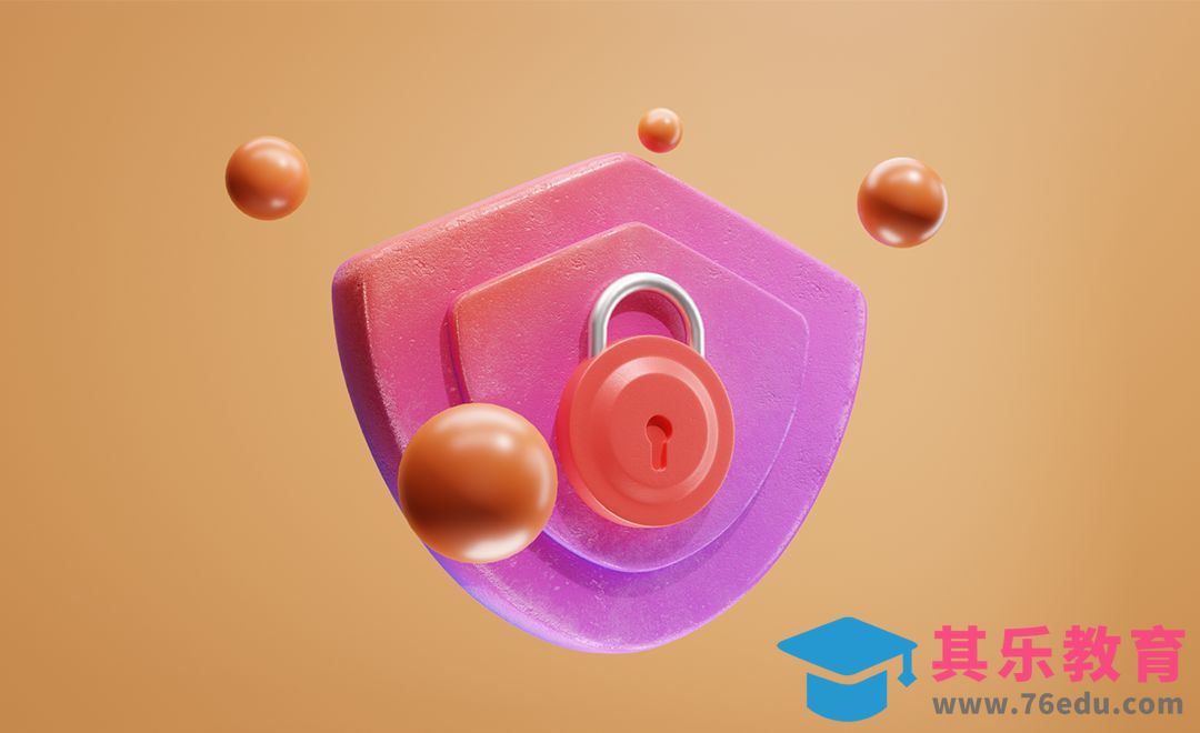 Blender 卡通安全中心图标渲染[虎课网Blender视频教程][Blender建模教程MP4教程全集 ]-第1张图片-我要自学网